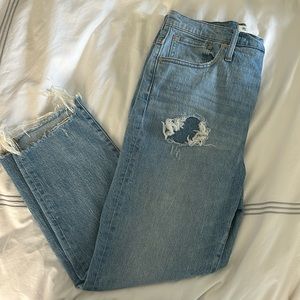 Madewell classic straight Jean 31